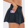imageCRZ YOGA 2 in 1 Flowy Running Shorts for Women High Waisted Quick Dry for Athletic Gym Lounge Workout Cute Tennis SkirtsTrue Navy