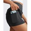 imageCRZ YOGA Butterlift A Line Golf Skirts for Women High Waisted Stretchy Casual Athletic Tennis Skorts with Side PocketsMysterious Grey