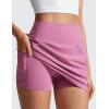 imageCRZ YOGA Butterlift A Line Golf Skirts for Women High Waisted Stretchy Casual Athletic Tennis Skorts with Side PocketsVelvet Dust
