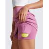 imageCRZ YOGA Butterlift A Line Golf Skirts for Women High Waisted Stretchy Casual Athletic Tennis Skorts with Side PocketsVelvet Dust