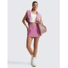 imageCRZ YOGA Butterlift A Line Golf Skirts for Women High Waisted Stretchy Casual Athletic Tennis Skorts with Side PocketsVelvet Dust