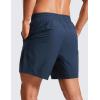 imageCRZ YOGA Casual Workout Mens Shorts 7 Inch Lightweight Quick Dry for Gym Athletic with Zipper PocketStelindigo
