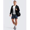 imageCRZ YOGA Casual Workout Mens Shorts 7 Inch Lightweight Quick Dry for Gym Athletic with Zipper PocketStelindigo