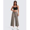 imageCRZ YOGA Lightweight Wide Leg Cropped Pants for Women 25quot High Waisted Loose Casual Lounge Travel Work Sweatpants SummerNomad Grey