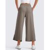 imageCRZ YOGA Lightweight Wide Leg Cropped Pants for Women 25quot High Waisted Loose Casual Lounge Travel Work Sweatpants SummerNomad Grey