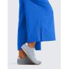 imageCRZ YOGA Lightweight Wide Leg Cropped Pants for Women 25quot High Waisted Loose Casual Lounge Travel Work Sweatpants SummerSparkle Blue