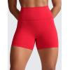 imageCRZ YOGA Secretsculpt Womens Butterlift High Waist Scrunch Butt Biker Shorts 4 Inches  No Front Seam Workout Gym BootyAurora Red
