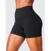 imageCRZ YOGA Secretsculpt Womens Butterlift High Waist Scrunch Butt Biker Shorts 4 Inches  No Front Seam Workout Gym BootyBlack