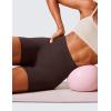 imageCRZ YOGA Secretsculpt Womens Butterlift High Waist Scrunch Butt Biker Shorts 4 Inches  No Front Seam Workout Gym BootyHot Fudge Brown