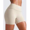 imageCRZ YOGA Secretsculpt Womens Butterlift High Waist Scrunch Butt Biker Shorts 4 Inches  No Front Seam Workout Gym BootyMojave Tan