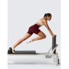 imageCRZ YOGA Secretsculpt Womens Butterlift High Waist Scrunch Butt Biker Shorts 4 Inches  No Front Seam Workout Gym BootyRed Merlot