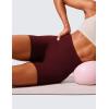 imageCRZ YOGA Secretsculpt Womens Butterlift High Waist Scrunch Butt Biker Shorts 4 Inches  No Front Seam Workout Gym BootyRed Merlot