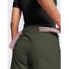 imageCRZ YOGA Womens Lightweight Mid Rise Hiking Shorts 4  Stretch for Athletic Summer Travel Outdoor Golf with Zip PocketsOlive Green