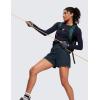 imageCRZ YOGA Womens Lightweight Mid Rise Hiking Shorts 4  Stretch for Athletic Summer Travel Outdoor Golf with Zip PocketsTrue Navy
