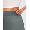 imageCRZ YOGA Womens High Waisted Tennis Skirts with 3 Pockets Golf A Line Lightweight Cute Athletic Casual SkortsGrey Sage