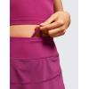 imageCRZ YOGA Womens High Waisted Tennis Skirts with 3 Pockets Golf A Line Lightweight Cute Athletic Casual SkortsMagenta Purple
