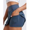 imageCRZ YOGA Womens High Waisted Tennis Skirts with 3 Pockets Golf A Line Lightweight Cute Athletic Casual SkortsStelindigo