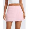 imageCRZ YOGA Womens High Waisted Tennis Skirts with 3 Pockets Golf A Line Lightweight Cute Athletic Casual SkortsStrawberry Pink