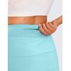 imageCRZ YOGA Womens High Waisted Tennis Skirts with 3 Pockets Golf A Line Lightweight Cute Athletic Casual SkortsTurquoise