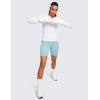 imageCRZ YOGA Womens Seamless Workout Long Sleeve Shirts Quick Dry Gym Athletic Tops Breathable Running Yoga TShirtsWhite