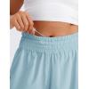 imageCRZ YOGA Womens Shorts Casual High Waisted Linerless for Lounge Athletic Golf with Pockets WeightlessLight Grayish Blue
