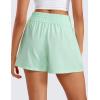 imageCRZ YOGA Womens Shorts Casual High Waisted Linerless for Lounge Athletic Golf with Pockets WeightlessMint Moment