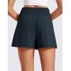 imageCRZ YOGA Womens Shorts Casual High Waisted Linerless for Lounge Athletic Golf with Pockets WeightlessTrue Navy