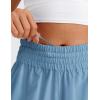 imageCRZ YOGA Womens Shorts Casual High Waisted Linerless for Lounge Athletic Golf with Pockets WeightlessUniverse Blue