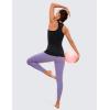 imageCRZ YOGA Butterluxe Womens Workout Racerback Sleeveless Tops High Neck Athletic Camisole Tanks Running Gym Yoga ShirtsBlack