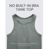imageCRZ YOGA Butterluxe Womens Workout Racerback Sleeveless Tops High Neck Athletic Camisole Tanks Running Gym Yoga ShirtsGrey Sage