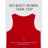 imageCRZ YOGA Butterluxe Womens Workout Racerback Sleeveless Tops High Neck Athletic Camisole Tanks Running Gym Yoga ShirtsRed Chili