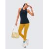 imageCRZ YOGA Butterluxe Womens Workout Racerback Sleeveless Tops High Neck Athletic Camisole Tanks Running Gym Yoga ShirtsTrue Navy