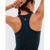 imageCRZ YOGA Butterluxe Womens Workout Racerback Sleeveless Tops High Neck Athletic Camisole Tanks Running Gym Yoga ShirtsTrue Navy