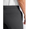 imageCRZ YOGA Casual Golf Pants for Men  32quot Water Resistant Lightweight Work Dress Trousers with Zipper PocketsInk Gray