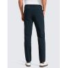 imageCRZ YOGA Casual Golf Pants for Men  32quot Water Resistant Lightweight Work Dress Trousers with Zipper PocketsTrue Navy