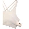 imageCRZ YOGA Womens Strappy Sports Bras Fitness Workout Padded Yoga Top Criss Cross Back CamiMojave Tan