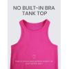 imageCRZ YOGA Butterluxe Womens Racerback Workout Tank Tops High Neck Sleeveless Camisole Athletic Gym ShirtsHibiscus Purple