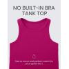 imageCRZ YOGA Butterluxe Womens Racerback Workout Tank Tops High Neck Sleeveless Camisole Athletic Gym ShirtsMagenta Purple