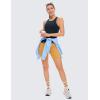 imageCRZ YOGA Butterluxe Womens Racerback Workout Tank Tops High Neck Sleeveless Camisole Athletic Gym ShirtsTrue Navy
