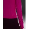 imageCRZ YOGA Butterluxe Womens Cropped Slim Fit Workout Jacket Weightless Track Athletic Full Zip Up Tops with Thumb HolesHibiscus Purple