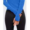 imageCRZ YOGA Butterluxe Womens Cropped Slim Fit Workout Jacket Weightless Track Athletic Full Zip Up Tops with Thumb HolesSparkle Blue