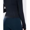imageCRZ YOGA Butterluxe Womens Cropped Slim Fit Workout Jacket Weightless Track Athletic Full Zip Up Tops with Thumb HolesTrue Navy