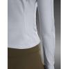 imageCRZ YOGA Butterluxe Womens Cropped Slim Fit Workout Jacket Weightless Track Athletic Full Zip Up Tops with Thumb HolesWhite