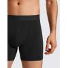 imageCRZ YOGA Mens UltraSoft Modal Boxer Briefs 5quot  Double Lined Comfort Moisture Wicking Breathable Stretch Underwear 3PackBlack 3pack
