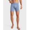 imageCRZ YOGA Mens UltraSoft Modal Boxer Briefs 5quot  Double Lined Comfort Moisture Wicking Breathable Stretch Underwear 3PackBlackBlueBrown