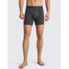 imageCRZ YOGA Mens UltraSoft Modal Boxer Briefs 5quot  Double Lined Comfort Moisture Wicking Breathable Stretch Underwear 3PackBlackGreyBlue