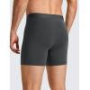 imageCRZ YOGA Mens UltraSoft Modal Boxer Briefs 5quot  Double Lined Comfort Moisture Wicking Breathable Stretch Underwear 3PackBlackGreyBlue