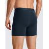 imageCRZ YOGA Mens UltraSoft Modal Boxer Briefs 5quot  Double Lined Comfort Moisture Wicking Breathable Stretch Underwear 3PackBlackGreyNavy