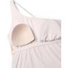 imageCRZ YOGA One Shoulder Tankini Tops for Women Ruched Bathing Suits Tummy Control Adjustable Swimsuit Only No Bottom PaddedMilky White Bone