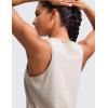 imageCRZ YOGA Pima Cotton Scoop Neck Tank Racerback Workout Tops for Women Soft Casual Basic Sleeveless ShirtsMojave Tan